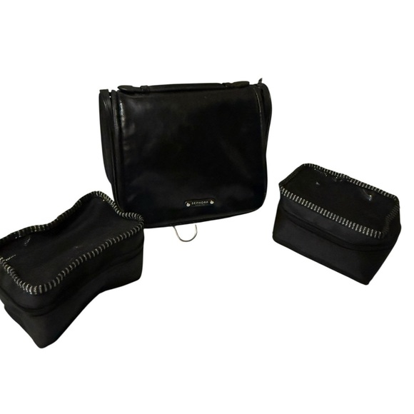 Sephora Black Leather Makeup Makeup Cases - Picture 1 of 16